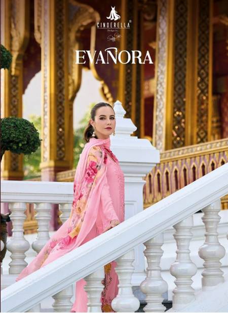 Evanora By Cinderella Muslin Embroidery Designer Salwar Suits Wholesale Market In Surat Catalog